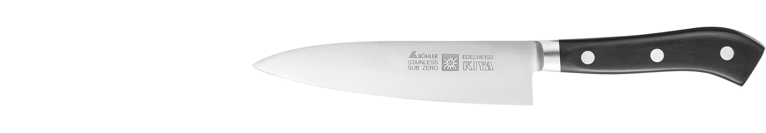 Kiya Edelweiss Steel Japanese Petty Knife 12Cm No160 - Precision Cutlery