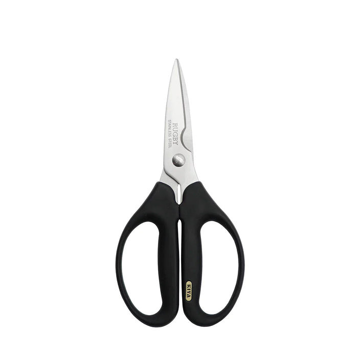 Kiya Comfortable Thick Handle Kitchen Scissors 182mm Rugby Edition