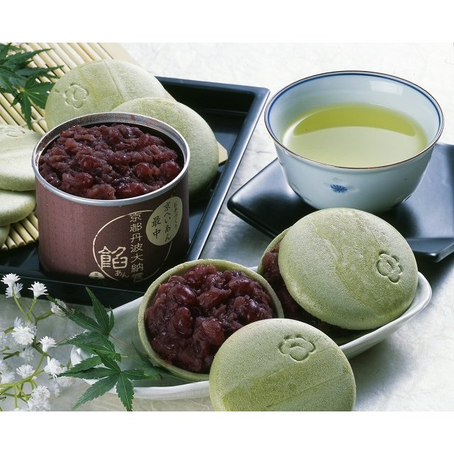 Kiyosen Monaka Wafer Set with Dainagon Azuki and Uji Matcha for Wagashi Making