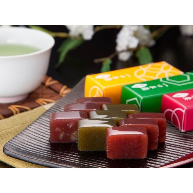 Kiyosen Yokan Traditional Jelly Candy Assorted Flavors 5 Pack