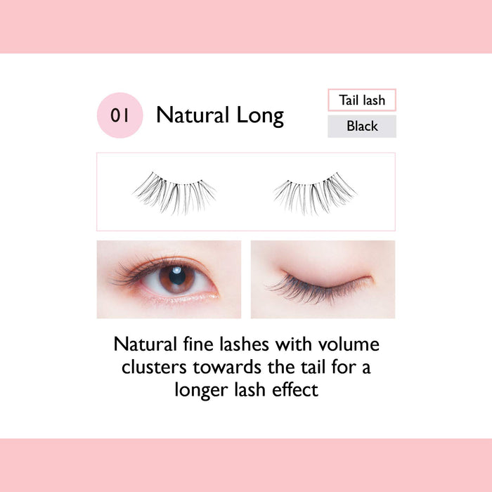 Dolly Wink Easy Lash No.1 Natural Long False Eyelashes by Koji