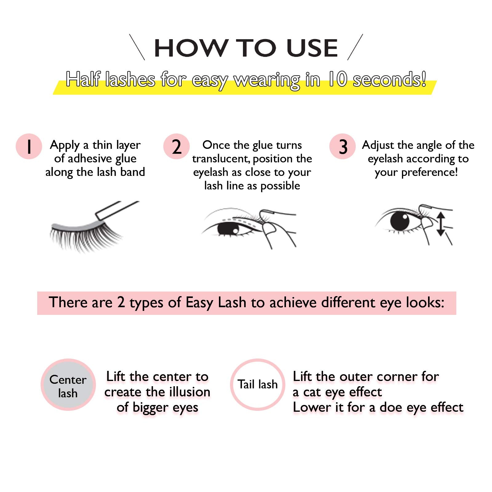 Dolly Wink Easy Lash No.18 Sophisticated Sheer Brown Eyelashes by Koji