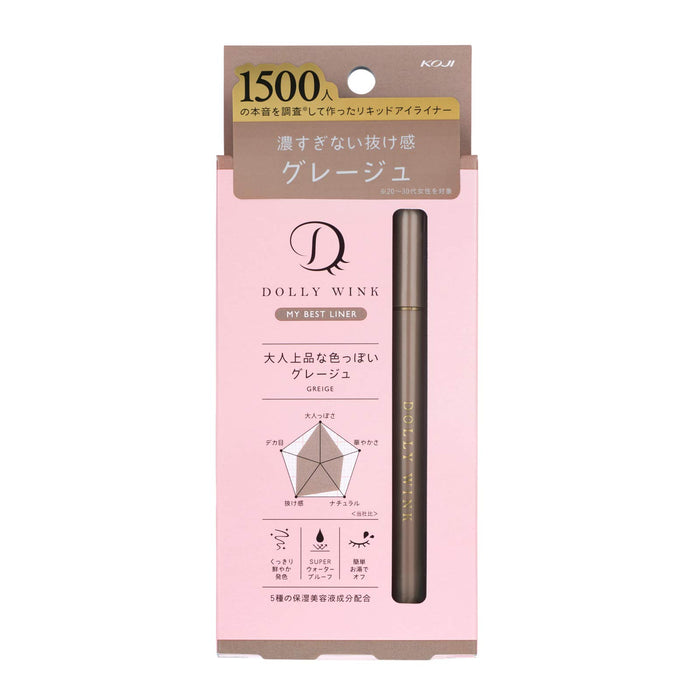 Dolly Wink My Best Liner Pencil Greige - 持久精準眼線筆