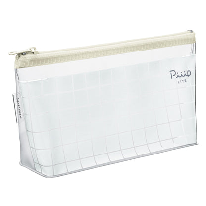 Kokuyo Peep Lite Milky White Pen and Pencil Case F-Vbf245-1