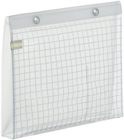 Kokuyo Transparent A5 Pouch Flat Type Silver Gray F-Vbf243-1 Office Essentials