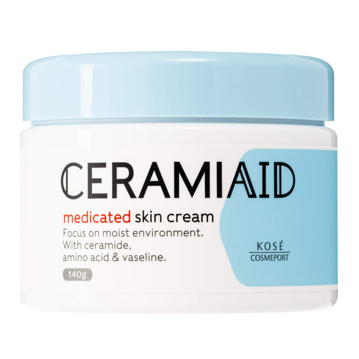 Kose Cosmeport Ceramiaid Medicated Skin Cream 140G for Severe Dryness Fragrance-Free