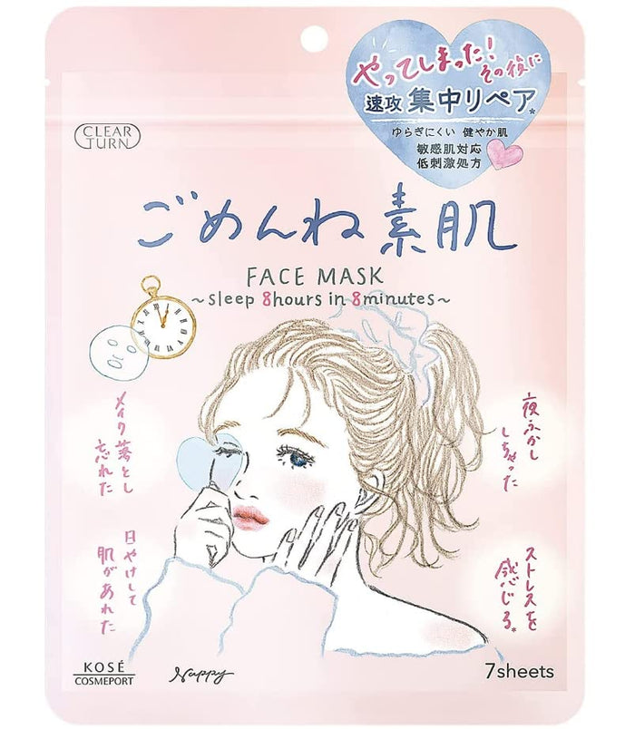 Kose Clear Turn Keana Komachi Black Peel Off Face
