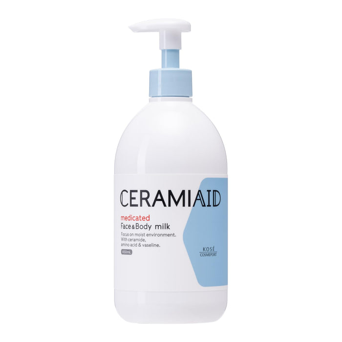 Ceramiaid Medicated Skin Milk 450ml Pump Body Lotion by Kose Cosmeport