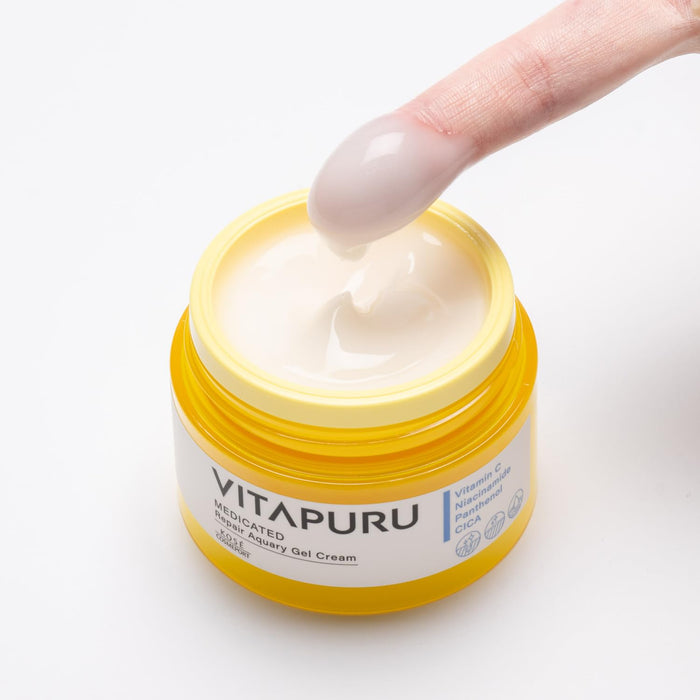 Vitapur Kose Vitaple 修复水润凝胶霜，含维生素 C 和神经酰胺，90G