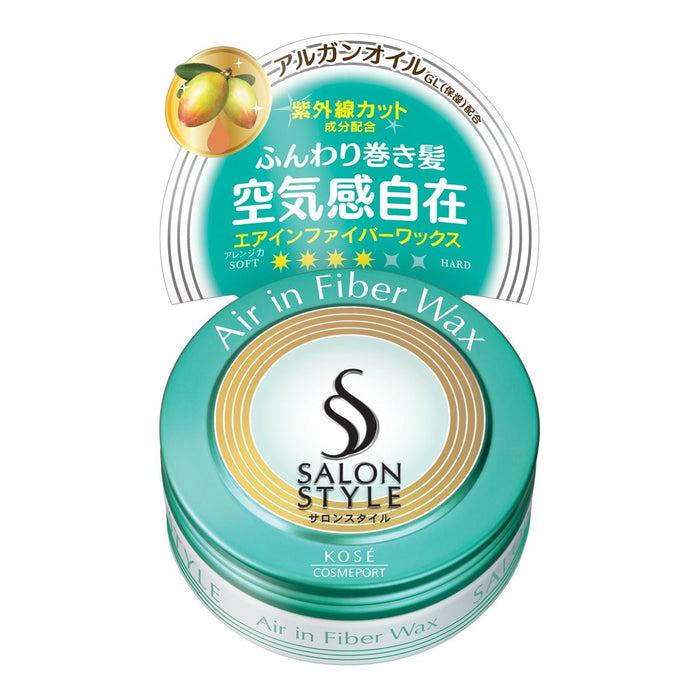 Kose Cosmeport Salon Style Hair Wax Air In Fiber 75G Professional Hold
