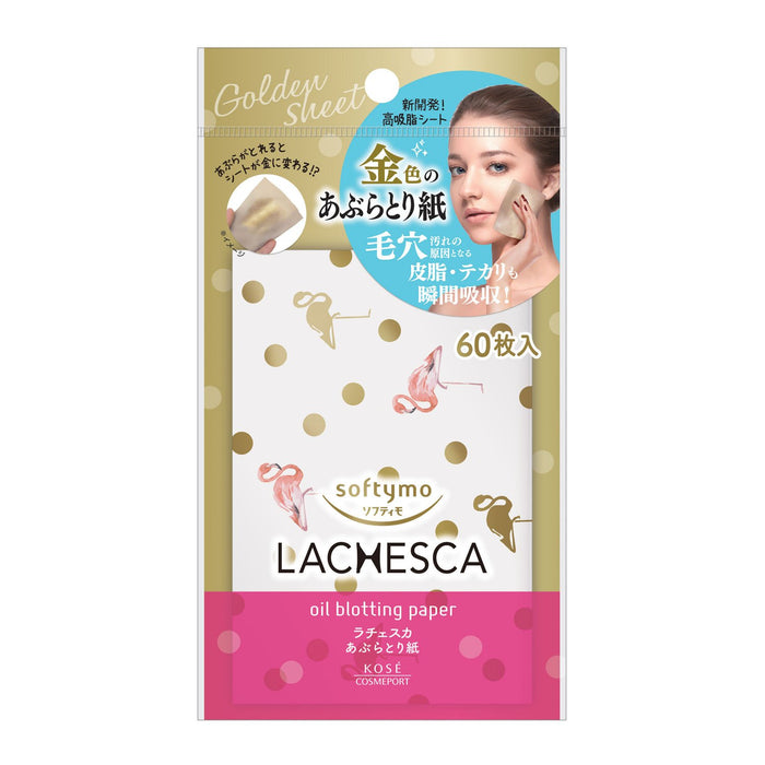 Softymo Lachesca Gold Oil Blotting Paper for Shine Control