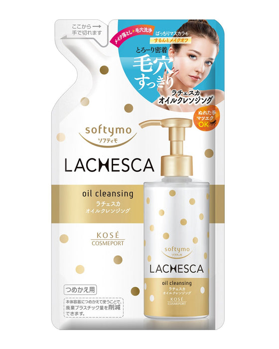 Lashes Kose Softymo Lachesca 卸妆油补充装 200 毫升温和卸妆液