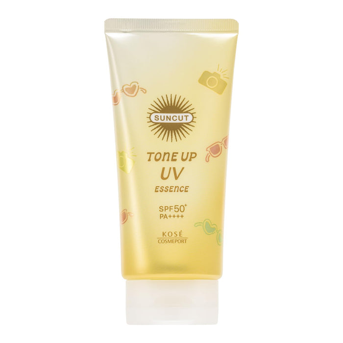 Suncut Kose Tone Up UV 精华 SPF50+ PA++++ 柠檬黄 80g 防晒霜