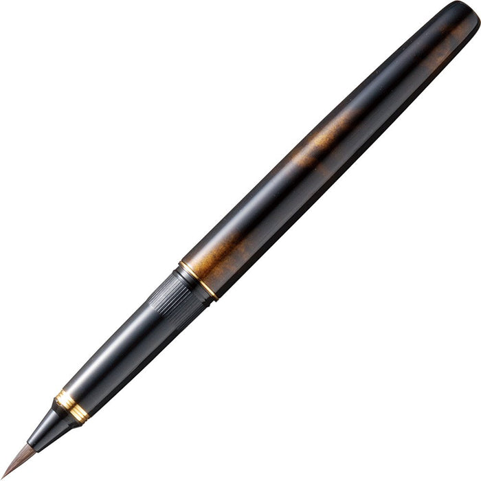 Kuretake Brush Pen Tortoise Shell Design with 3 Ink Refills