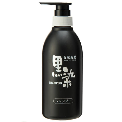 Kurobara Honpo Black Hair Shampoo 500Ml for Gray Hair Treatment
