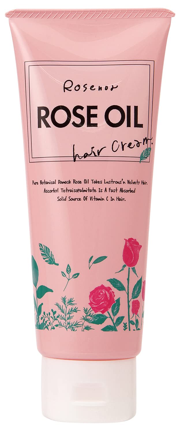 Kurobara Honpo Rosenoa 150G Rose Hair Cream for Smooth and Shiny Hair