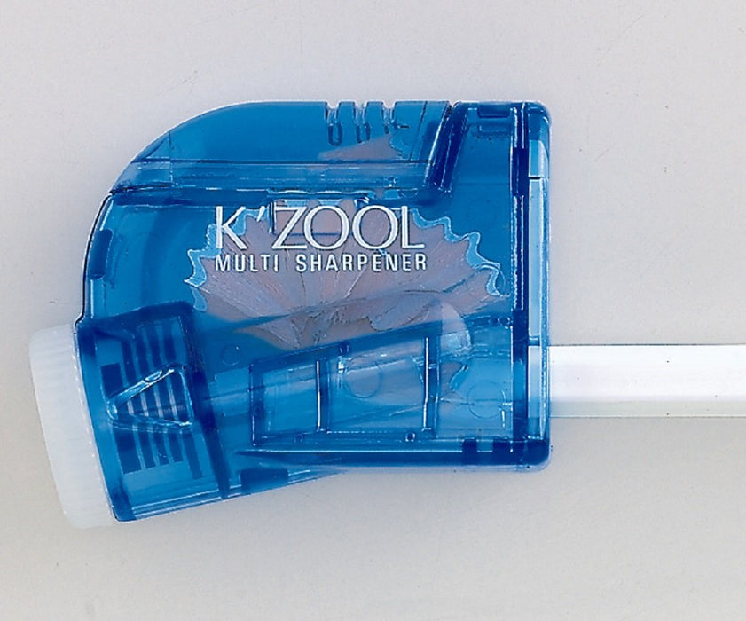 Kutsuwa KZool Blue Japanese Pencil Sharpener RS007BL Efficient Design