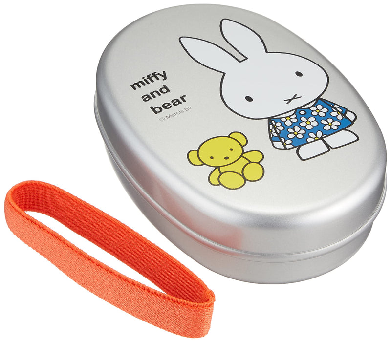 Kutsuwa Miffy & Teddy Bear Aluminum Bento Lunch Box for Kids