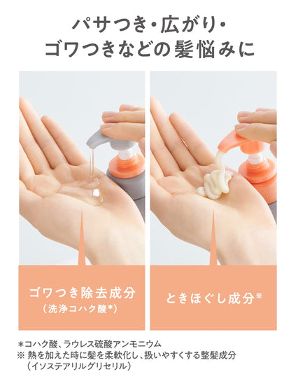 Flat Moist Treatment Refill 600ml - Large Capacity Refreshing Floral Scent