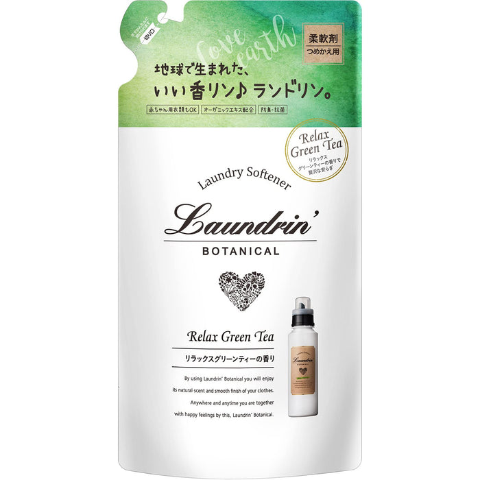 Laundry Botanical Fabric Softener Refill Relax Green Tea 430Ml