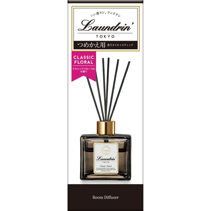 Laundry Laundrin Reed Diffuser Refill 80Ml - Classic Floral Scent