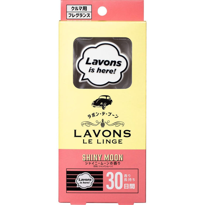 Lavons Car Air Freshener Clip Shiny Moon Floral Green Deodorizer 110G