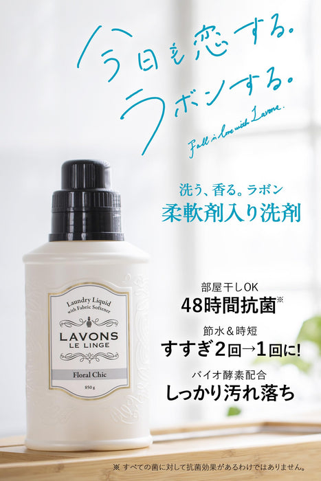 Lavons Floral Chic 洗衣粉和衣物柔顺剂补充装 750G