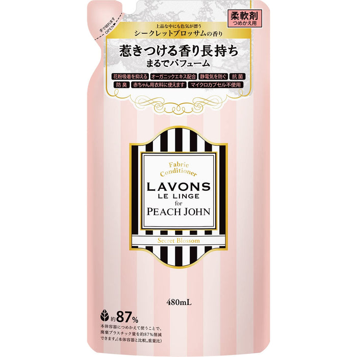 Lavons Secret Blossom Scent Fabric Softener Refill 480Ml