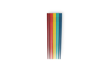 Le Creuset 5-Zen Rainbow Chopsticks Set Made in Japan Official Product