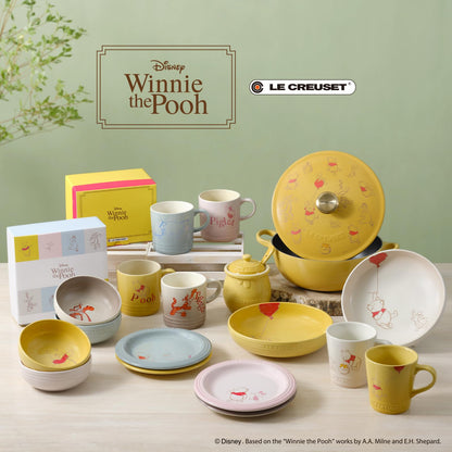 Le Creuset Disney Winnie The Pooh Dish Set 13cm Pack of 4 Official Japan