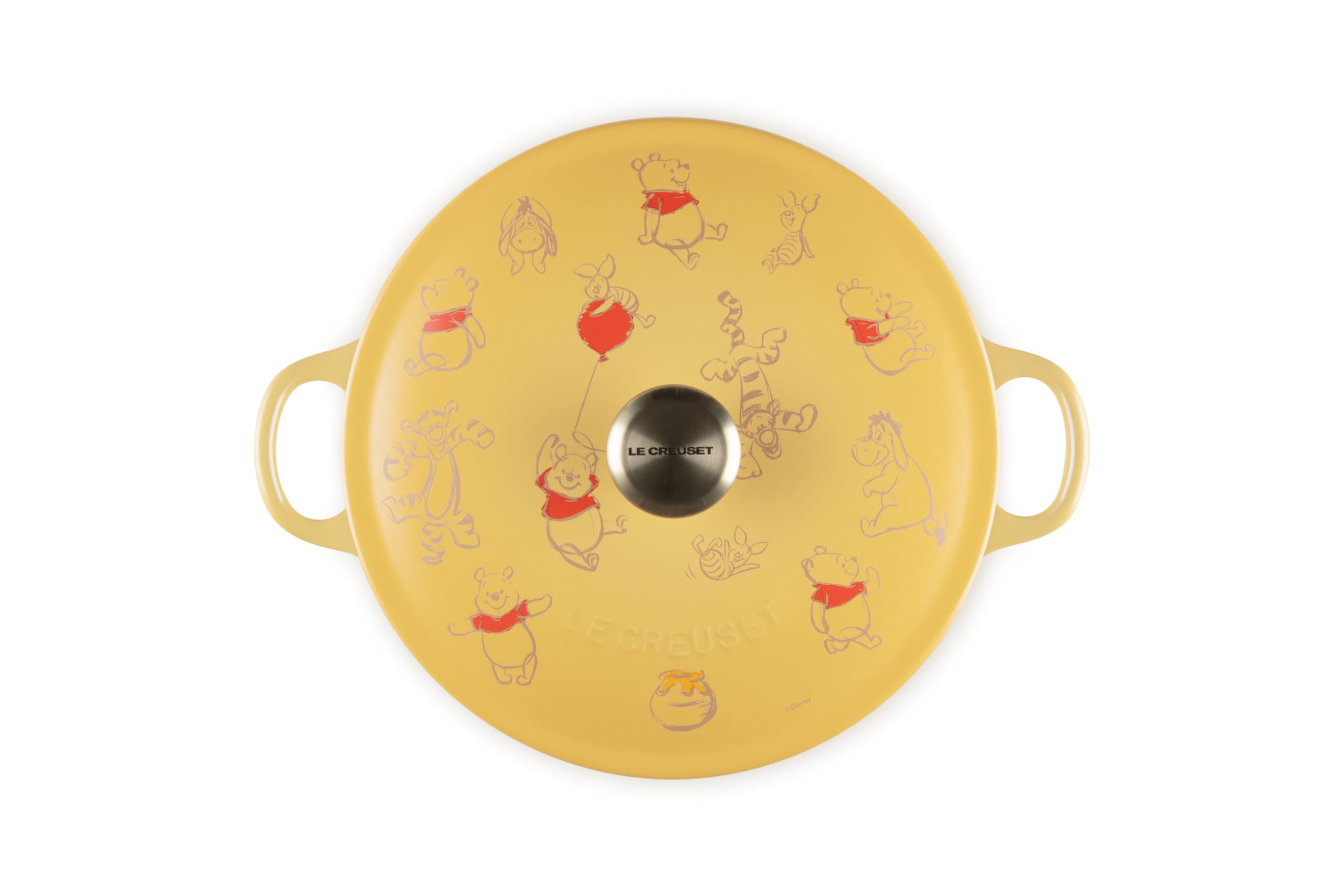 Le Creuset Quince Yellow Disney 22cm Marmit Pot Direct Flame IH Compatible