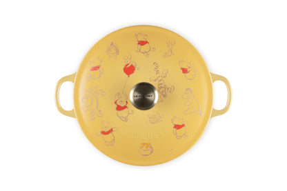 Le Creuset Quince Yellow Disney 22cm Marmit Pot Direct Flame IH Compatible