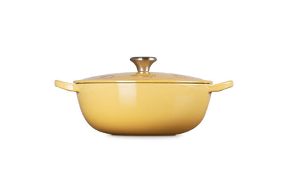Le Creuset Quince Yellow Disney 22cm Marmit Pot Direct Flame IH Compatible