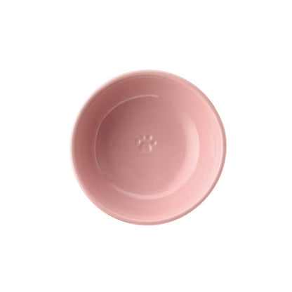 Le Creuset Pet Bowl Natural Pink Stain Resistant Microwave Safe for Pets