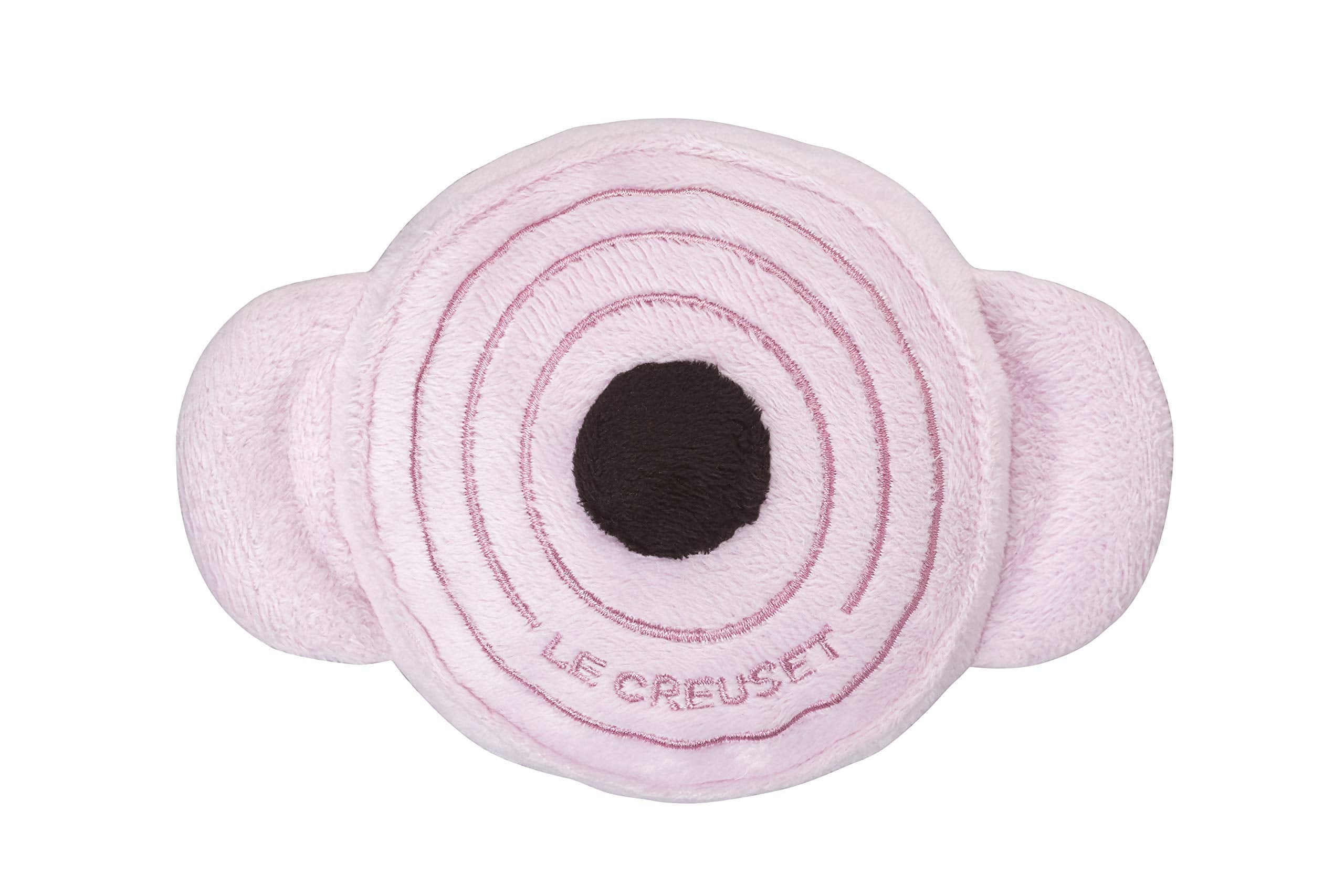 Le Creuset Pet Plush Toy Pink Sound-Making Official Japanese Release