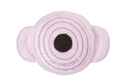 Le Creuset Pet Plush Toy Pink Sound-Making Official Japanese Release