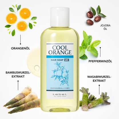 Level Cool Orange Hair Soap 200ml – Refreshing & Revitalizing Cleanser