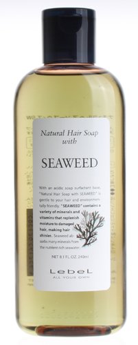 Level Natural Hair Soap Seaweed 240ml - Nourishing Shampoo for Healthy Hair