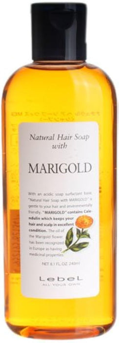 Level Natural Hair Soap Marigold 240ml – Gentle Cleanser for All Hair Types