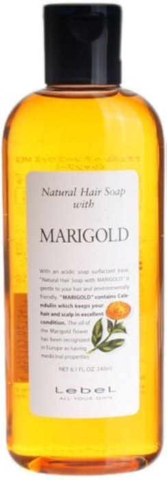 Level Natural Hair Soap Marigold 240ml – Gentle Cleanser for All Hair Types
