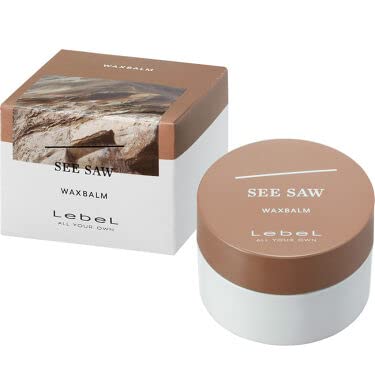 Lebel See Saw Hair Make Wax Balm 37G for Styling and Hold