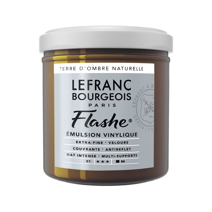 Copic Lefranc Bourgeois Flashe 125 毫升丙烯酸乙烯基涂料管原琥珀色