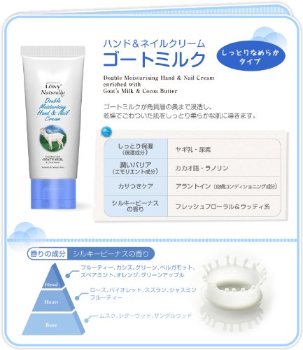 Leivy Goat Milk Hand and Nail Cream 50g - Nourishing Moisturizer