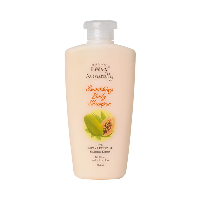 Levi Papaya Double Moisturizing Body Shampoo 500ml for Soft Skin