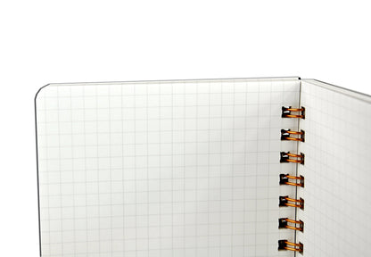 Life Pocket Notebook A6 5mm Grid Blue N196A - Compact and Durable