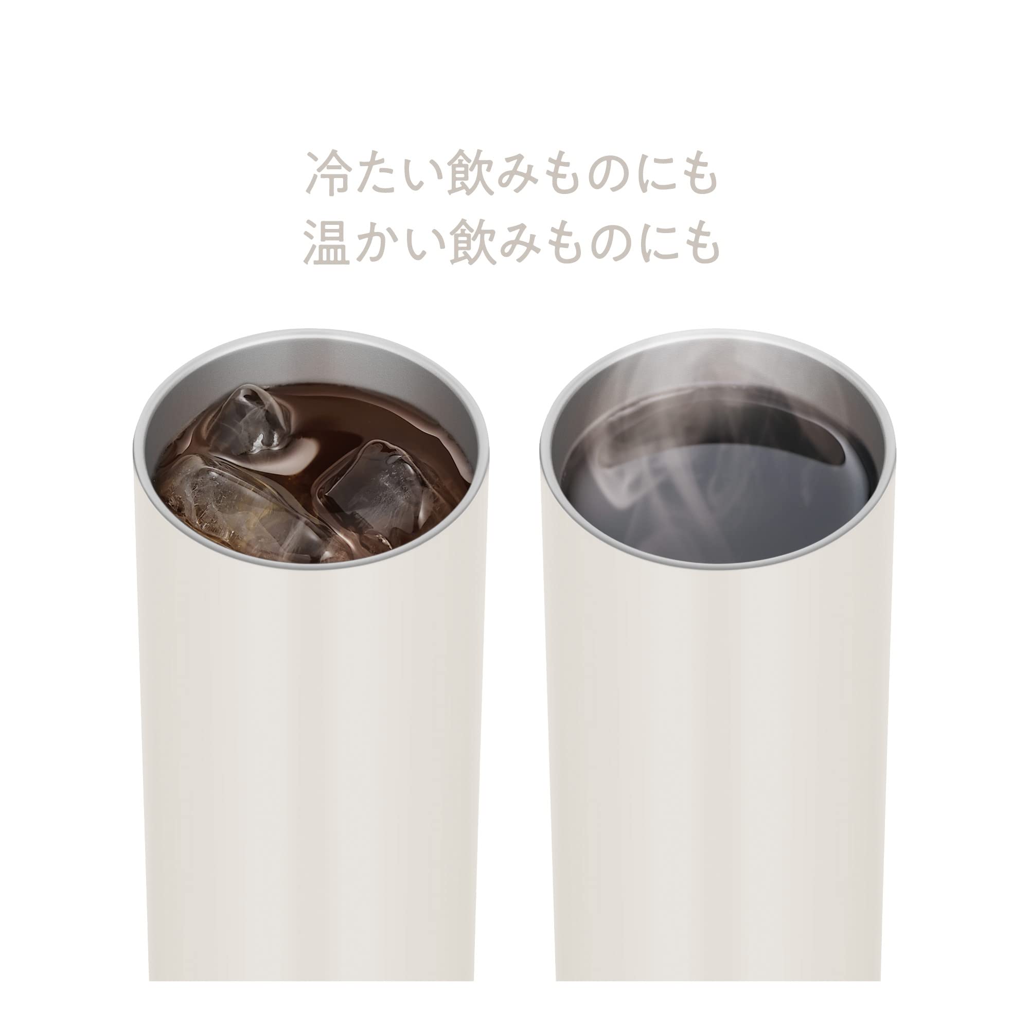 Thermos Lightweight 420ml Vacuum Insulated Tumbler Stone White Model JDW-420C STW