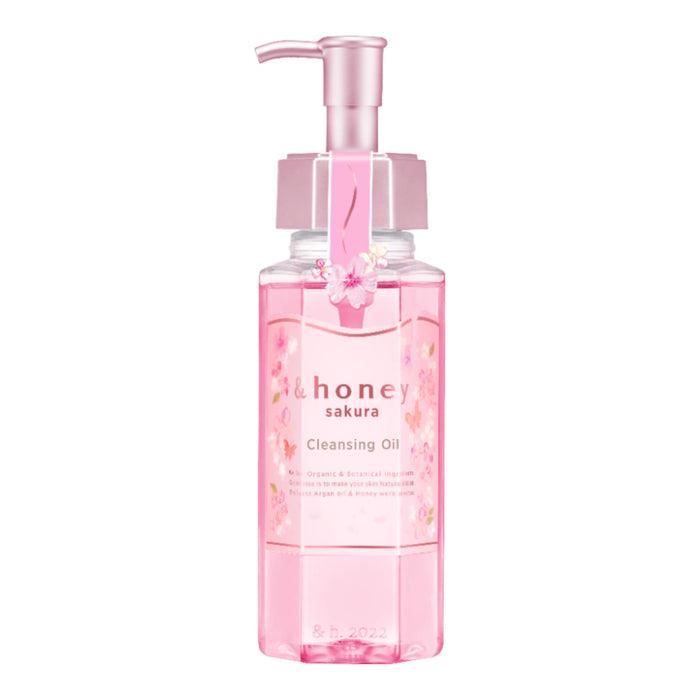 &honey Sakura 2025 Limited Edition Cleansing Oil 180ml for Radiant Skin