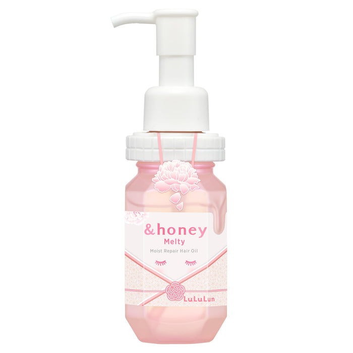 &honey Lululun Collaboration Melty Moisture Repair Hair Oil Peony Scent