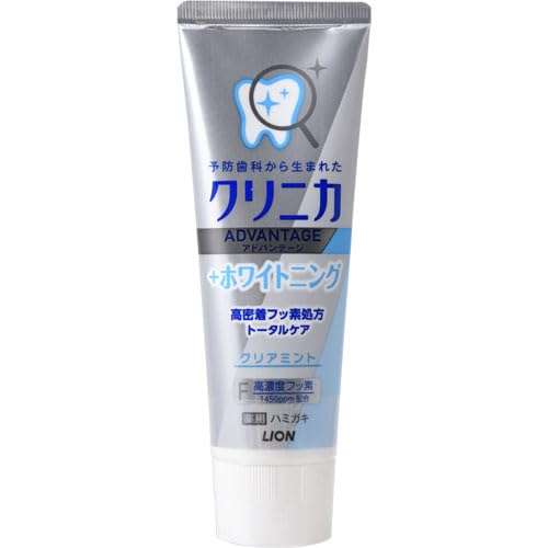 Lion Clinica Advantage Whitening Toothpaste Clear Mint 130G