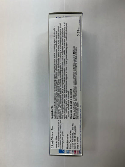 Lion Clinica Pro Fresh Clean Mint Toothpaste 95G